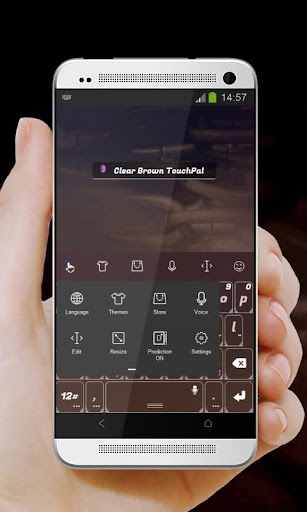 無料个人化Appのクリアブラウン TouchPal|記事Game