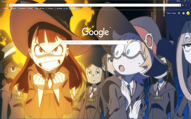 Little Witch Academia Theme chrome extension