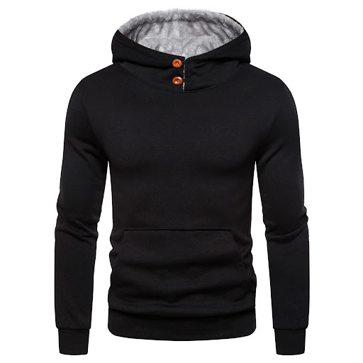 Title 11, Mens Hooded Pan Buckle Pullover Sweater, Warm ...