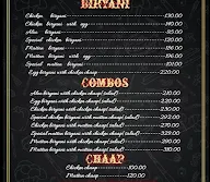 Dada Haji Super Biryani menu 1