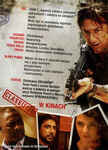 Tył ulotki filmu 'Gunman: Odkupienie'