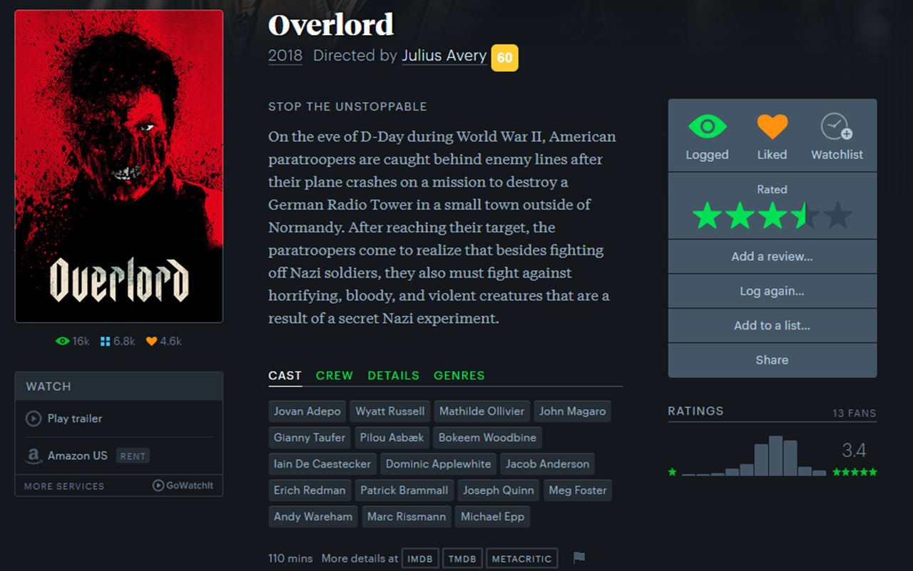 Letterboxd Metacritic Addon Preview image 6