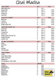 Chai Macha menu 1