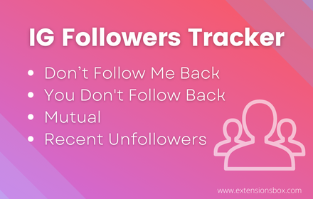 IG Followers Tracker - IG Unfollowers Tracker small promo image