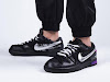 off-white x nike dunk low 50 of 50 black/metallic silver-purple