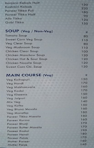 Chandani menu 3