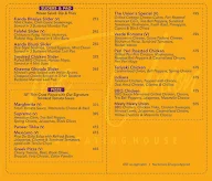 The Union Bar & Eating House menu 5