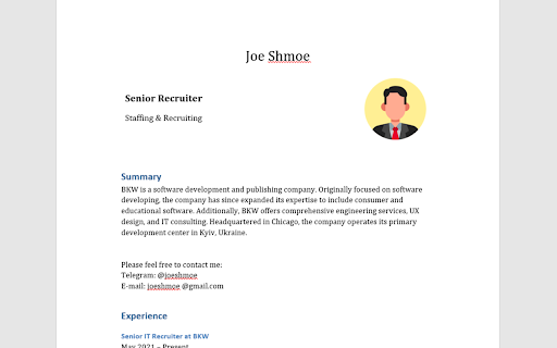 CV Maker
