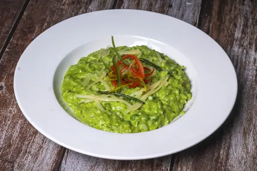 Asparagus, Green Pea, Pistachio Risotto