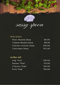 Sassy Spoon menu 4