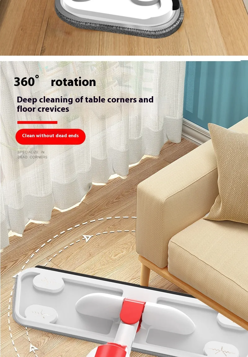 Title 17, Water Spraying Mop Multifunctional Rotating Wet...