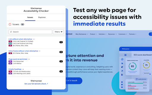 Siteimprove Accessibility Checker