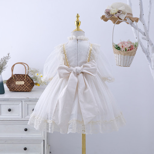 Title 2, Girls Lace Puffy Princess Western Style Dress ...
