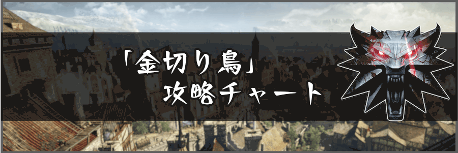 ウィッチャー3 金切り鳥 の倒し方と爆薬 サマム の作り方 神ゲー攻略