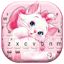 Girlish Kitty Wallpapers Keyboard Backgro 1.0 APK Download