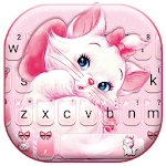 Girlish Kitty Keyboard Theme Apk