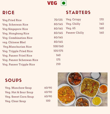 Foodies Hub menu 