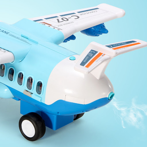 Title 2, Large Storytelling Spray Plane With Alloy Car S...