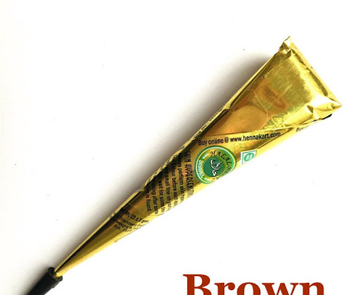 Title 7, Indian Henna Tattoo Paste Cone for temporary ta...