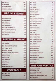 Raj Hotel menu 3