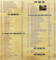 Flavours Restaurant menu 3