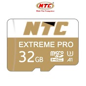 Thẻ Nhớ Microsdhc Ntc Extreme Pro 32Gb A1 U3 4K R95Mb/S W45Mb/S (Gold)