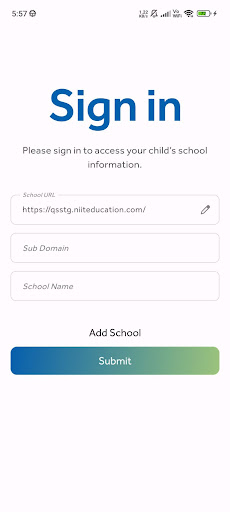 Screenshot Quick School Parent Portal