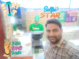 Shrey Dangi at Subway, Central Plaza Mall,  photos