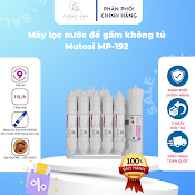 Máy Lọc Nước Mutosi Mp - 192, Hàng Chính Hãng, Bảo Hành 36 Tháng Hệ Thống Điện - 1 Đổi 1 Màng Lọc Ro Trong 12 Tháng.