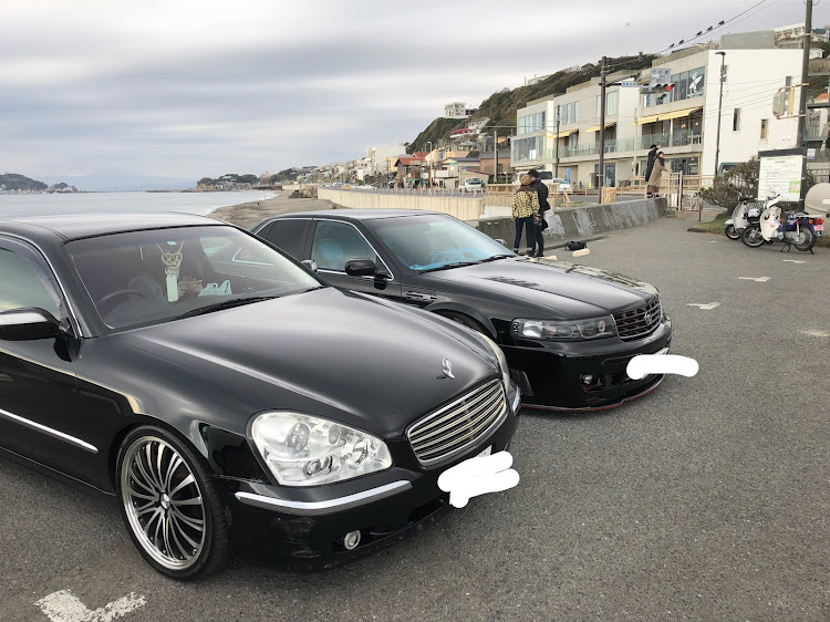シーマの七里ヶ浜・ドライブ・洗車に関するカスタム事例の投稿画像2枚目