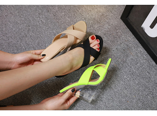 Title 4, Crystal Fluorescent High Heels