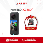 Máy Quay Phim Hành Trình Insta360 X3 (Standard Edition) – Hàng Chính Hãng