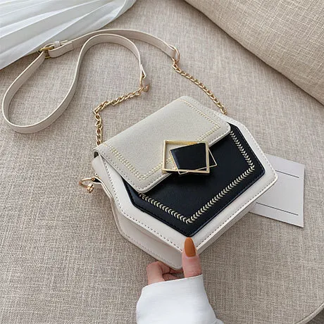 Frosted Chain Shoulder Bag Icy elegance for everyday glamour. Carry your essentials in style with this sophisticated and