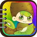 Kids Coloring ( Fruit elf ) icon