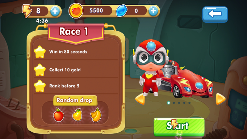 Скриншот Super Car Transform Racing