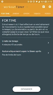  Workout timer : Crossfit WODs & TABATA – Vignette de la capture d'écran  