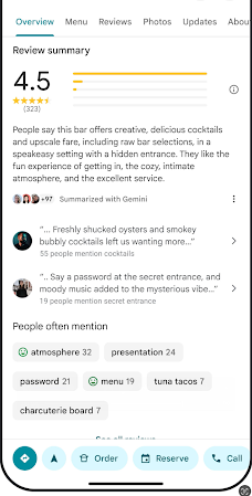 AI によるクチコミのまとめ