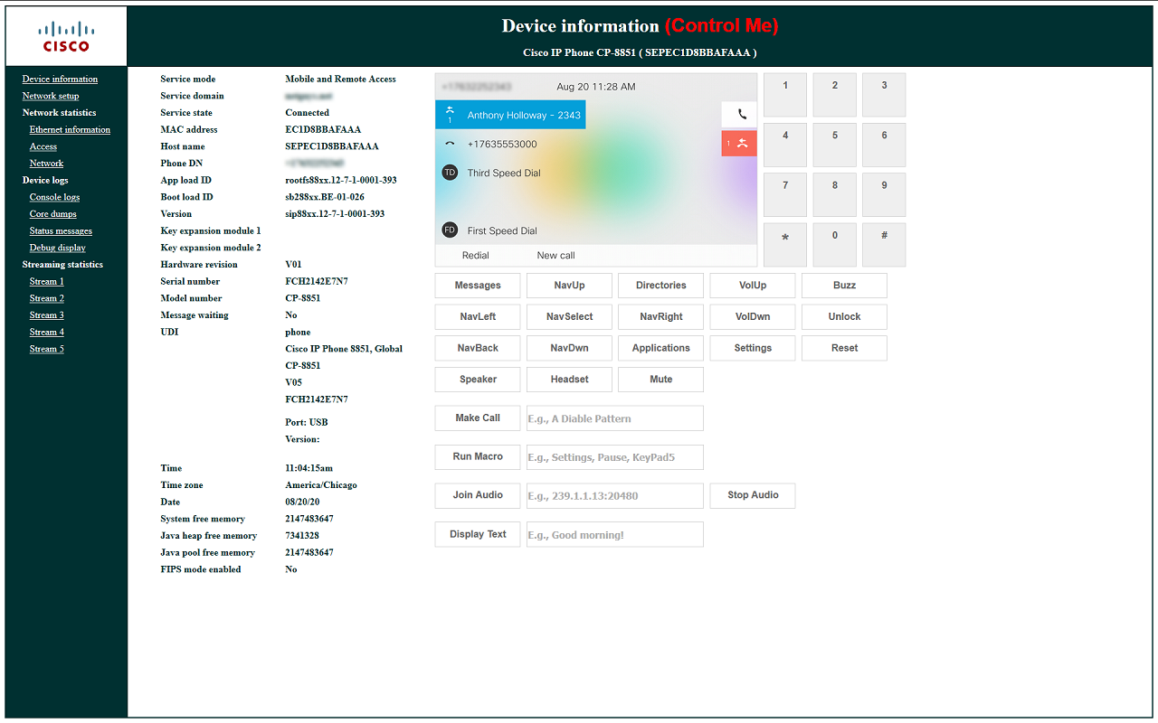 Cisco Phone Controller Preview image 0