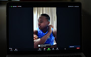 Kagiso Rabada interacts with journalists via Zoom on Monday November 23 2020 from Cape Town. 