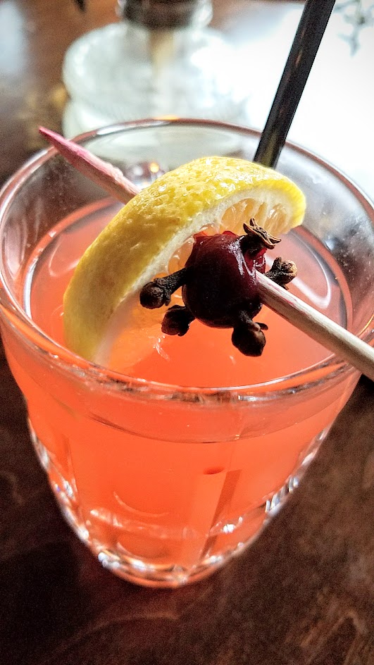 Are you researching the candidates of the Pok Pok Som #VoteSom Cocktail Election? Here's one from The Liquor Store their nominee is Not just Som Toddy Hot toddy with bourbon, lemon, raw organic honey, Pok Pok Som Cranberry drinking vinegar, and a splash of orange juice