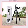 Chân Quay Điện Thoại Tripod 3120 A, Giá Đỡ Điện Thoại Khung Đen Chắc Chắn Tặng Kẹp Điện Thoại