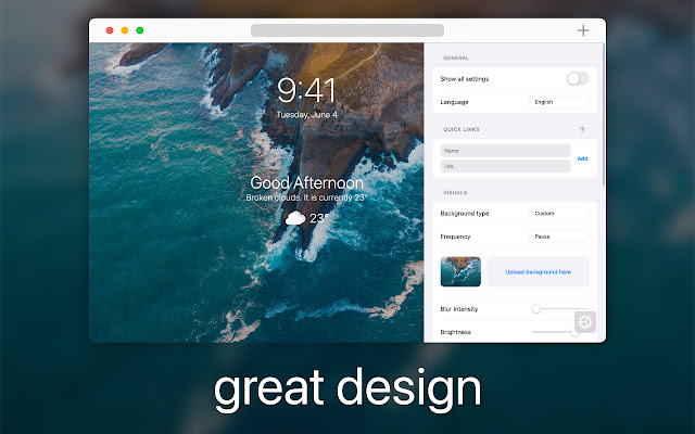 iPage · Minimalist & Lightweight Startpage Preview image 2