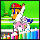 Coloring For Kids - Funny Dogs 1.0.1 APK تنزيل