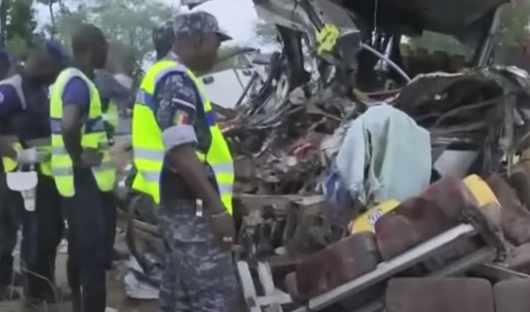 At least 38 people were killed and dozens wounded when two buses collided in central Senegal, marking one of the deadliest accidents in the West African country's recent memory.