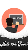 10th class math exercise solved book