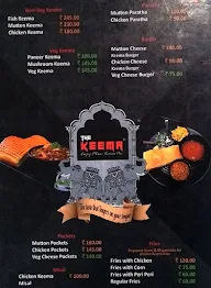 The Keema menu 2