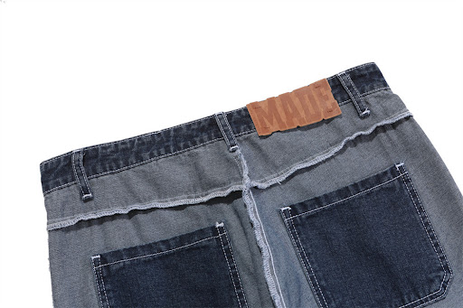 Title 2, Mens Colorblock Reverse Edging Straight Trousers