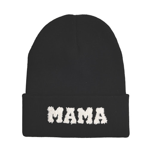 Title 1, New Mama Letter Embroidery Wool Hat Solid Color...