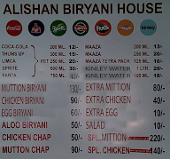 Alishaan menu 2