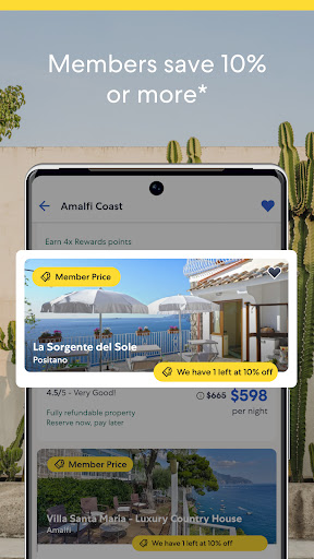 Screenshot Expedia: Hotels, Flights & Car